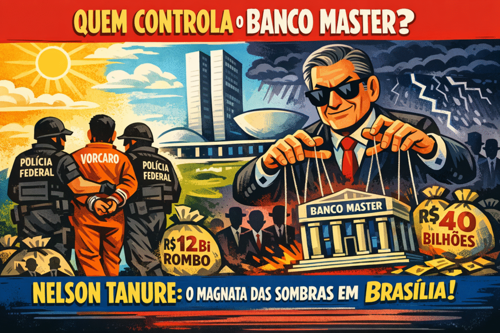 Nelson Tanure e suspeitas de controle oculto do Banco Master liquidado em 2025