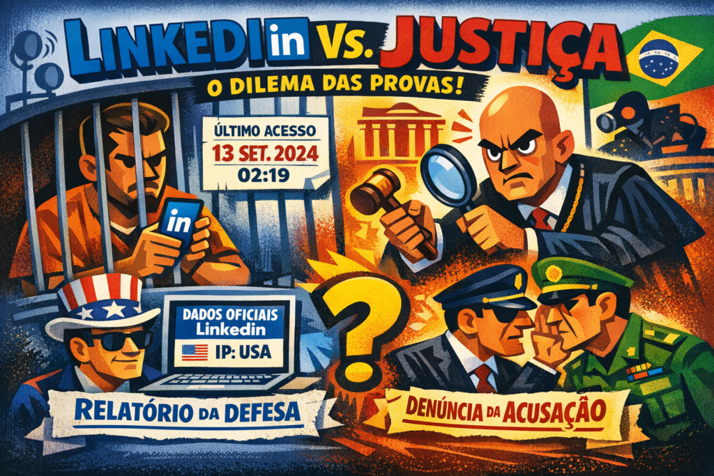 Filipe Martins e controvérsia sobre dados técnicos do LinkedIn na Justiça brasileira