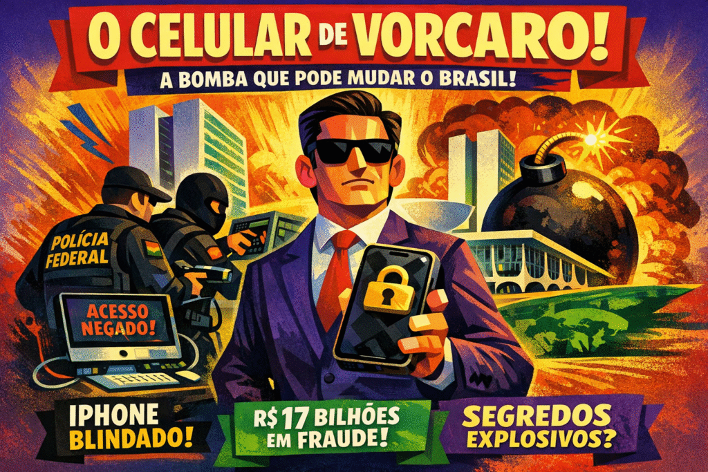 Celular de Daniel Vorcaro e investigação da Polícia Federal sobre o Banco Master