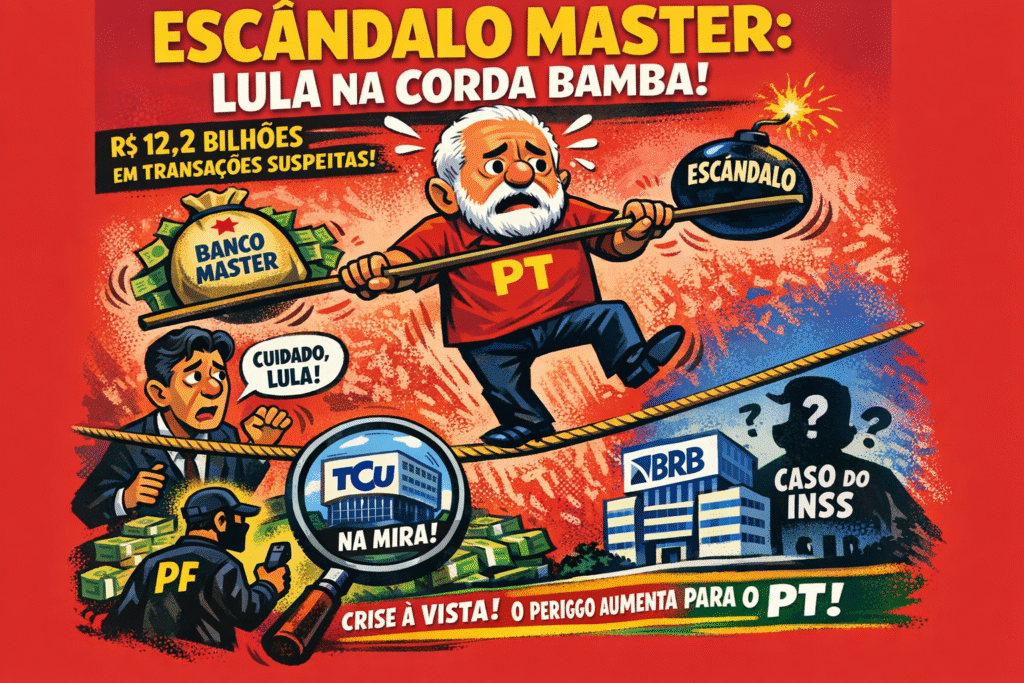 Presidente Lula preocupado com investigação do Banco Master que pode atingir o PT
