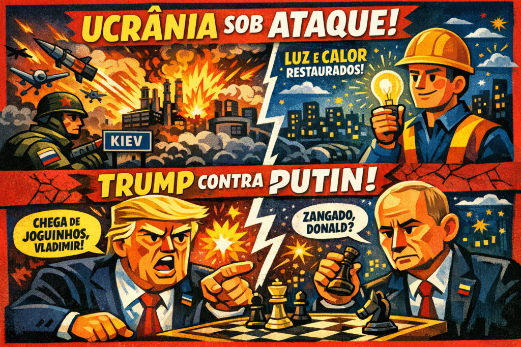 Imagem ilustrativa sobre relações diplomáticas e conflito na Ucrânia