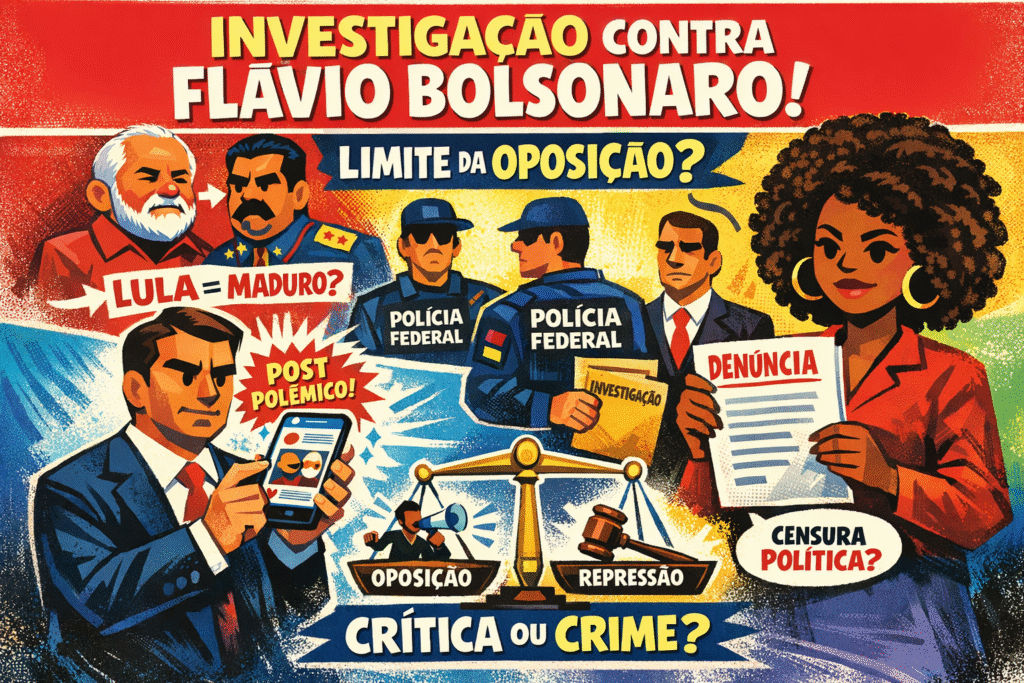 Imagem ilustrativa sobre debate político e investigação parlamentar