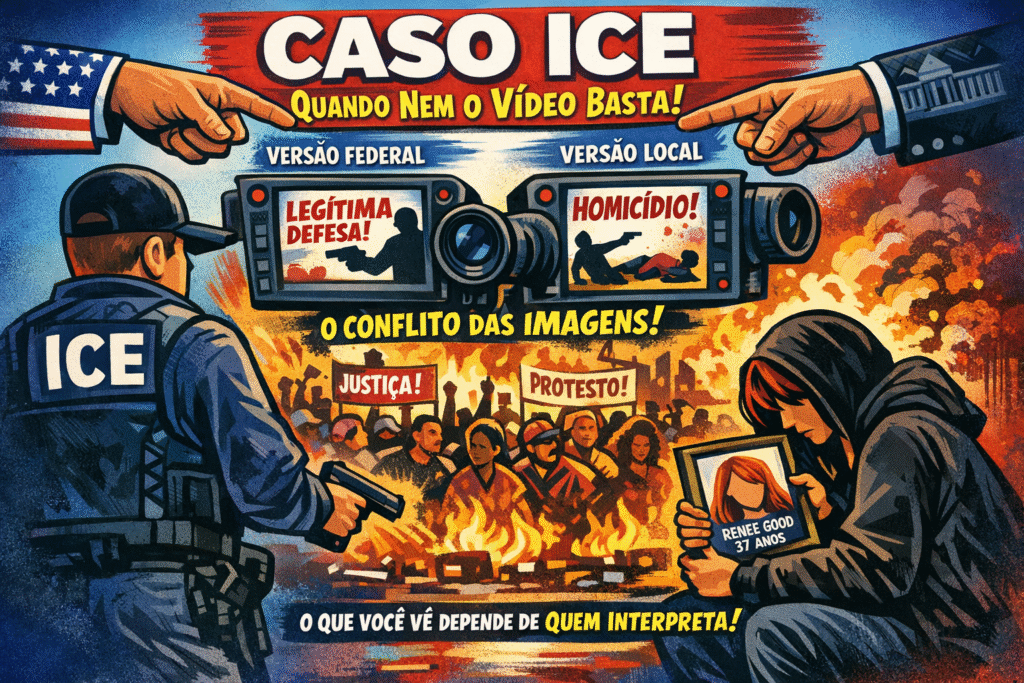 Cena do tiroteio de ICE em Minneapolis mostra divisão sobre interpretação de evidências visuais