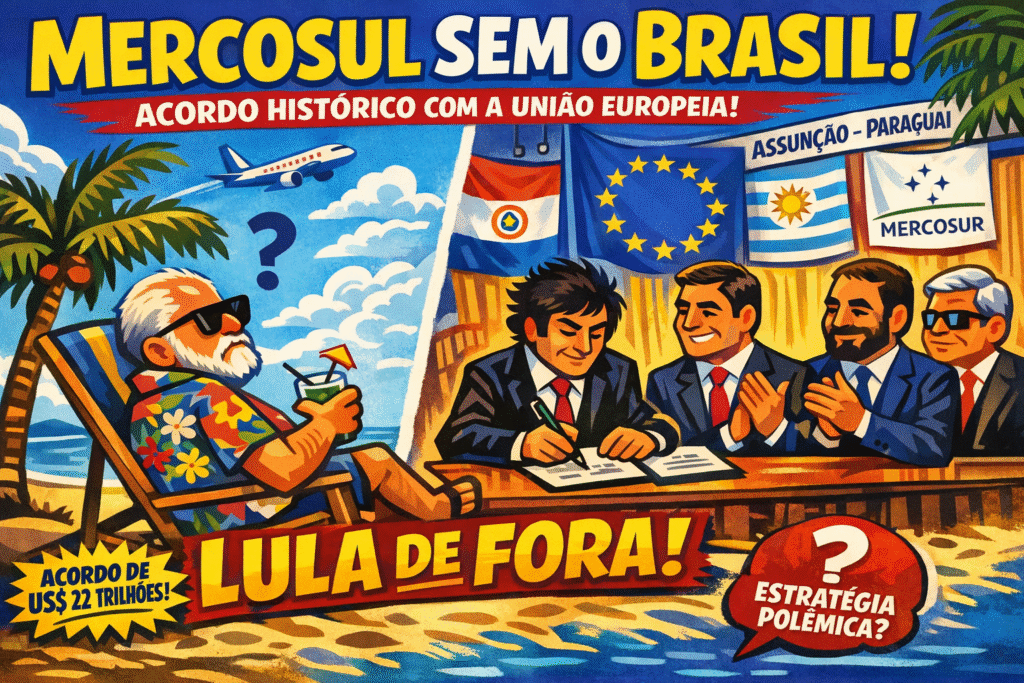 Presidentes do Mercosul reunidos para assinatura histórica do acordo com União Europeia em Assunção