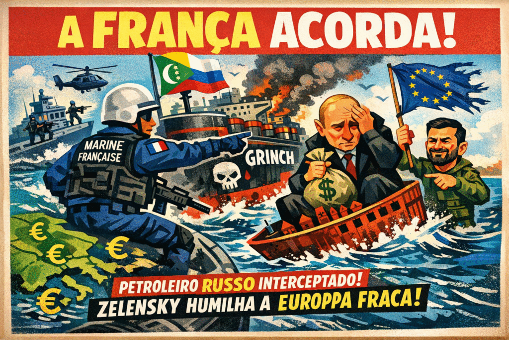 Petroleiro russo interceptado pela Marinha francesa no Mediterrâneo com petróleo sancionado