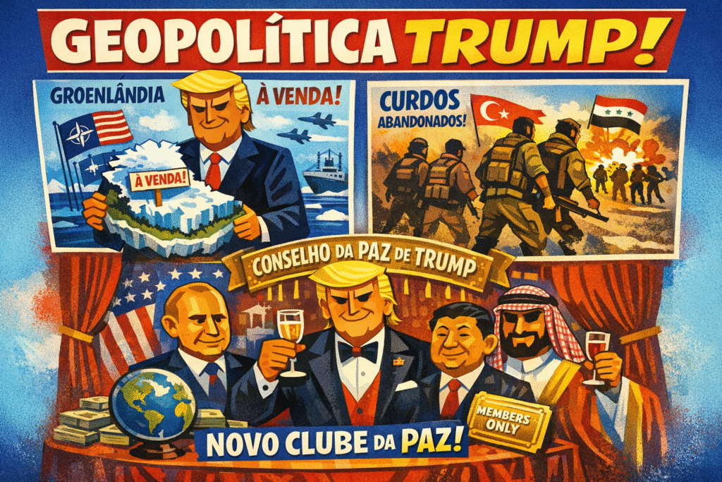 Donald Trump discursa no Fórum Econômico de Davos sobre acordos geopolíticos e lançamento do Conselho da Paz