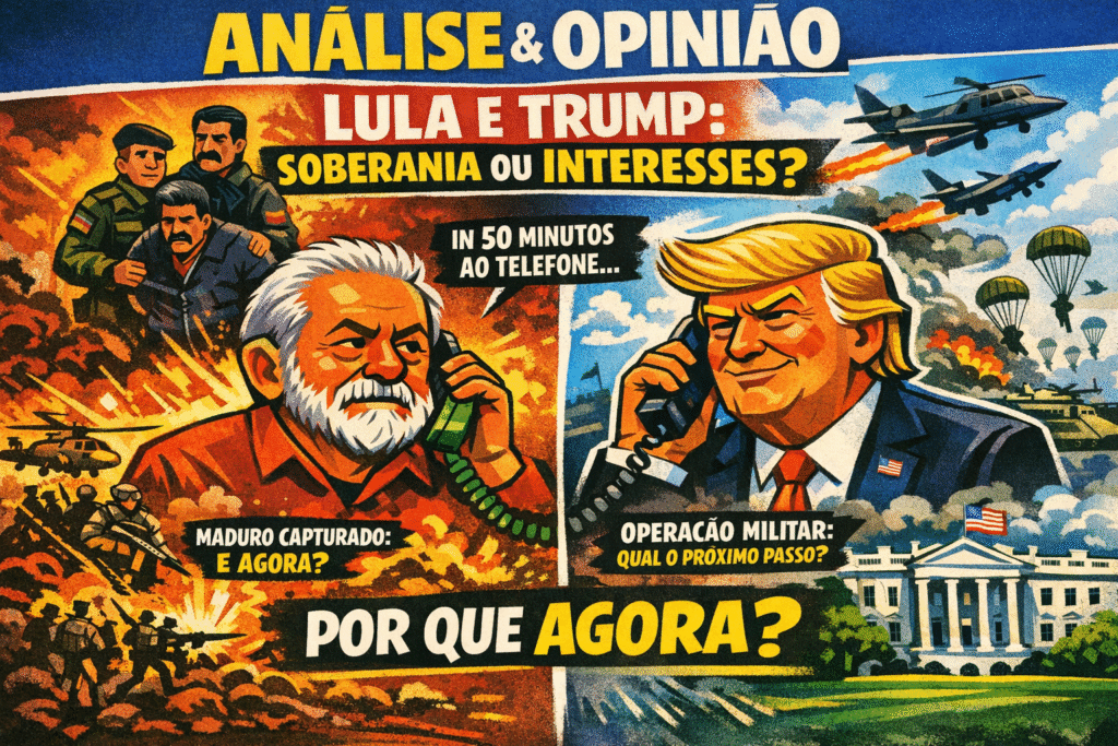 Lula e Trump discutem situação na Venezuela após operação militar americana que capturou Nicolás Maduro em janeiro de 2026