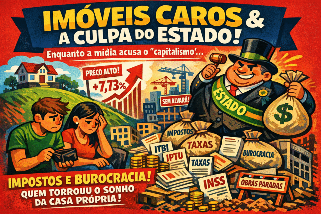 Jovem brasileiro calculando custos de impostos e taxas para comprar imóvel próprio