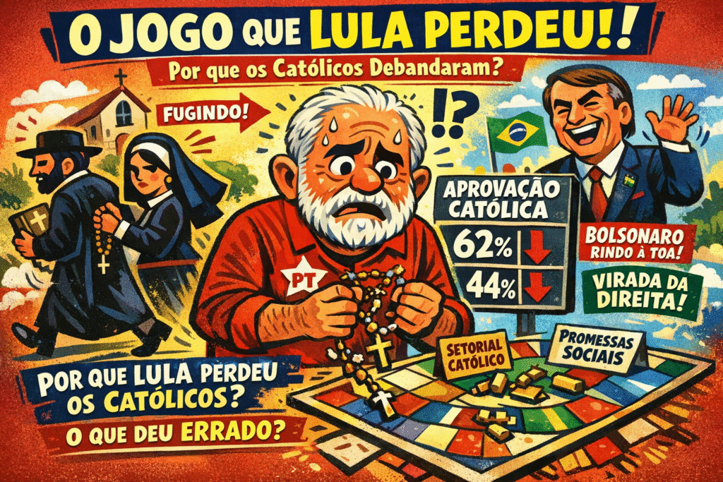 O jogo que Lula perdeu: por que os católicos debandaram?