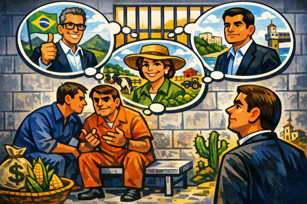 Papudinha: Tarcísio e Bolsonaro discutem Zema, Teresa Cristina e ACM Neto como vices de Flávio