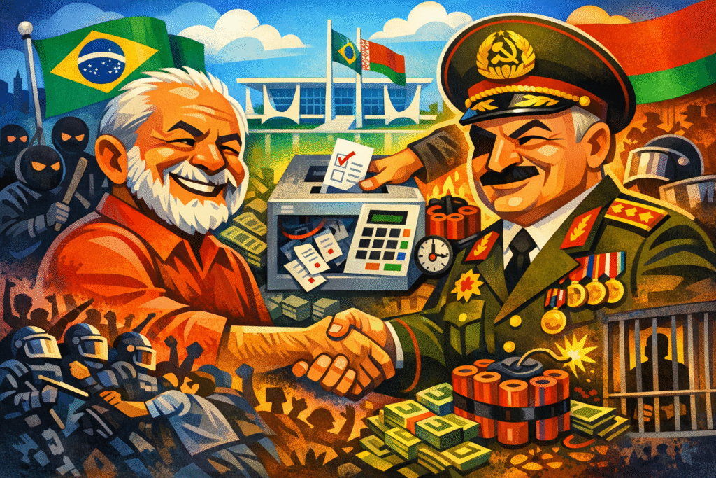 Lukashenko oferece ajuda a Lula para eleições 2026 - ditador especialista em fraudes eleitorais