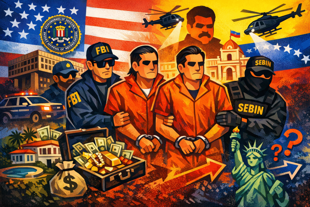 Alex Saab e Raul Gorrín, operadores financeiros do regime de Maduro, presos em operação conjunta FBI e Sebin na Venezuela